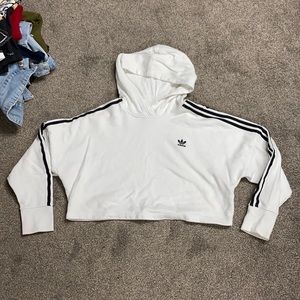 Women’s Adidas Crop top hoodie. Size S.